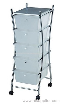 mobile drawer organizer cart