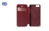 Iphone 5C Flip Cover Mobile Phone Protective Cases Artificial Leather