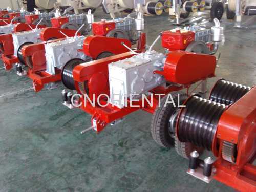 tension stringing pulling winch