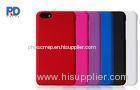 iPhone 5C Red Cell Phone Case , PC Dust Proof Mobile Phone Covers