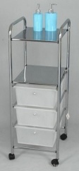 Mobile drawer organizer cart