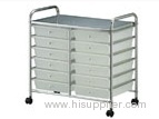 mobile drawer organizer cart