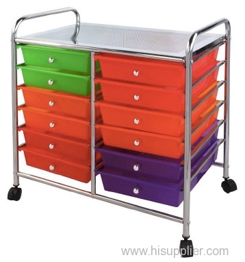 mobile drawer organizer cart