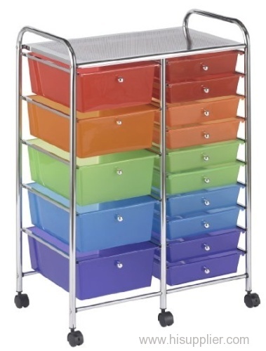 mobile drawer organizer cart