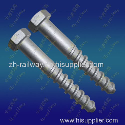 Hexagon screw spike 24x160 for subway parts