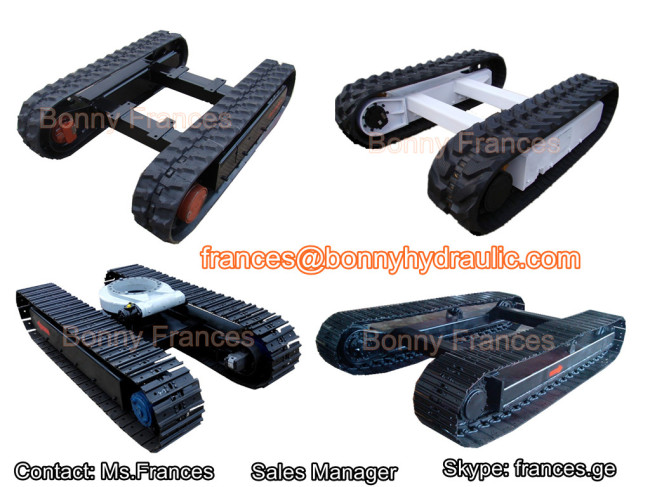 3.5 ton steel crawler track chasis(track undercarriage)