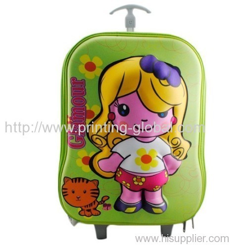 Heat transfer film for child travel luggage