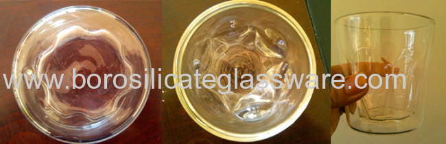 Elegant Borosilicate Double Wall Glass Coffee Cup