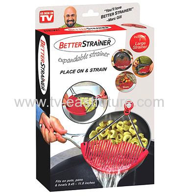 Red Flexible Better Strainer