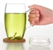 Lazy People Type Hand Made Glass Tea Cup For Oolong Teas