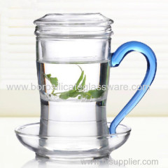 Creative Highly Transparent Borosilicate Glass Tea Cups For White Teas