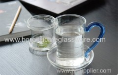 Creative Highly Transparent Pyrex Glass White Teas Tea Cup