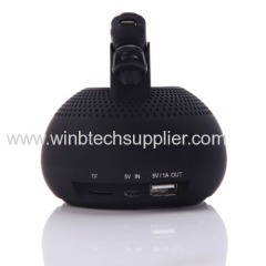 2014 BEST SALE Hands-free Portable Bluetooth Speaker with TF card power bank