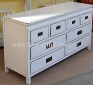 antique white counter 8 drawers