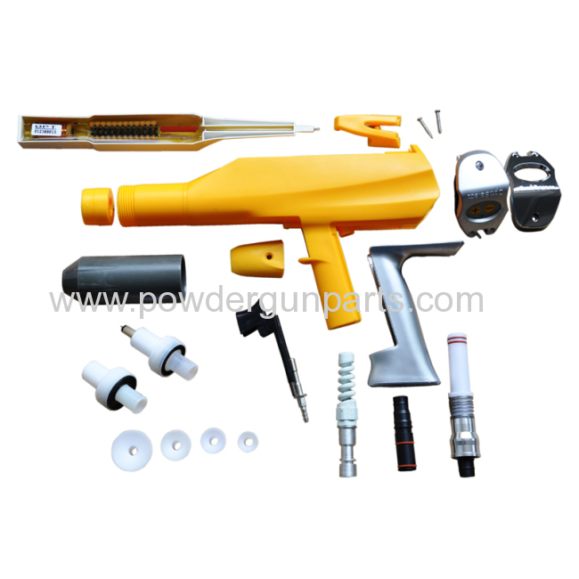 manual electrostatic powder coating spray gun easy to clean and portable