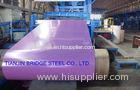 Hot Dip Galvanized Color Coated Steel Coil , Dx51d / Dx52d PPGI Steel Coil