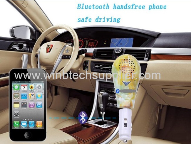 2014New design Hands Free Car Speaker parttf card slotFM transmit