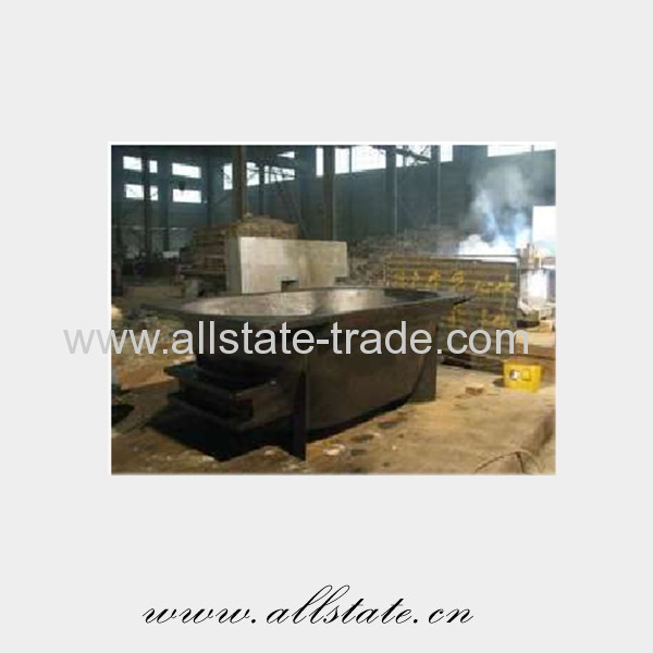 Cast Steel Dross Pan for Aluminum Remelter 