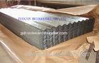 Zinc Coated Galvanized Corrugated Steel Sheet For Roofing , 0.14mm 1.2mm Thickness