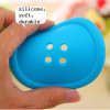 Button shape cup coaster