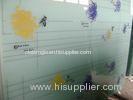 Silk Screen Colored Tempered Glass For Architectural Decoration , Never Fade