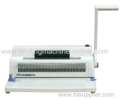 Plastic spiral binding machines