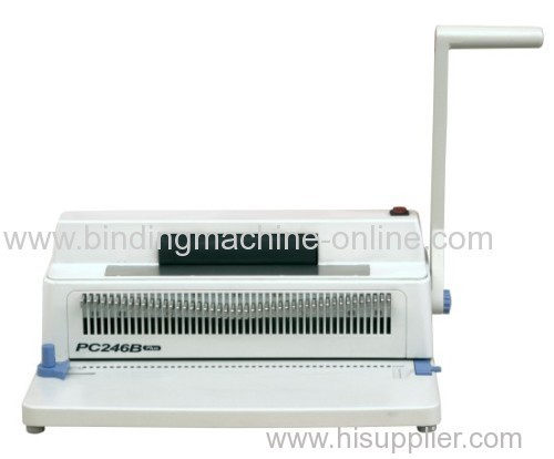 Plastic spiral binding machines