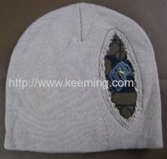 More complex 4 darts knitted beanie