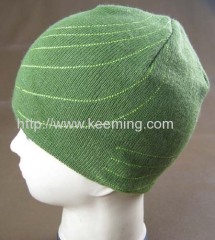 Large area embroidery knitted hat