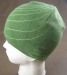 Olive sports style embroidery knitted hat