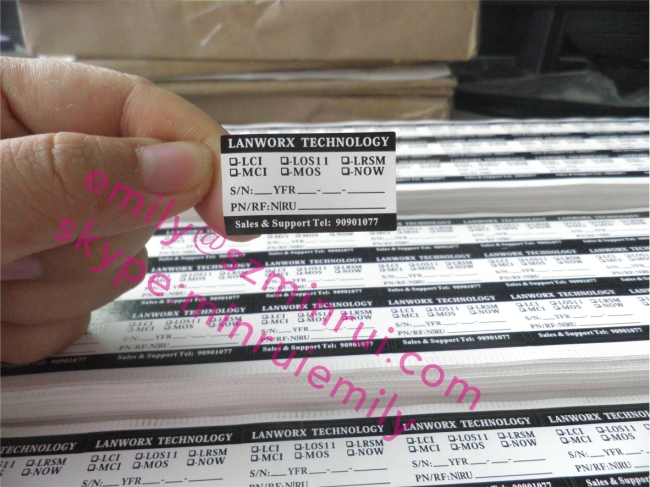 Custom Warranty Void Stickers With Dates Numbers Blanks Mark With Pens For Companies,Destructible Vinyl Labels