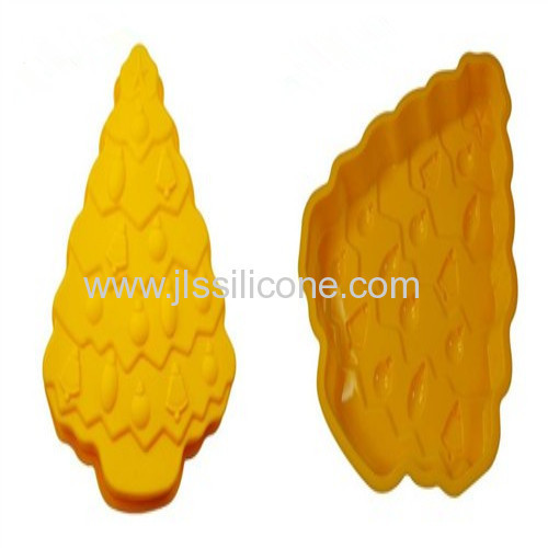 high quality silicone cookie baking cups with Chrismas tree shape