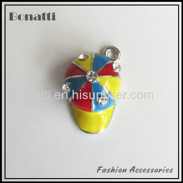 hot sale colorful cute metal animal pendants mickey for necklace 