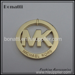 gold metal labels for bag accessories