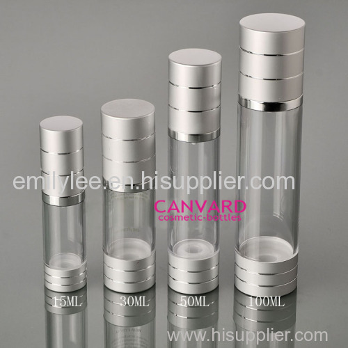 Airless plastic bottle, airless lotion bottle, face cream bottle