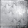 Flower Decorative Silver Mirror Glass Wall Waterproof , Bronze / Gold For Furniture