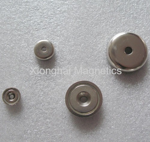 Strong NdFeB Pot Magnets 10-200LBF Magnetic Assemblies