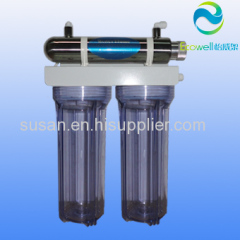 3 stage household water filter with UV sterilizer