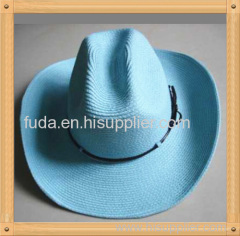 fashion wide brim straw cowboy hat