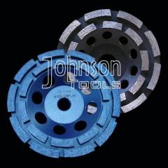 125mm diamond double row cup wheel