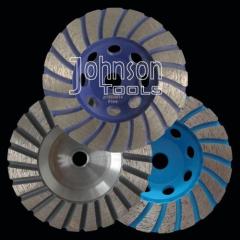 105mm diamond turbo cup wheel