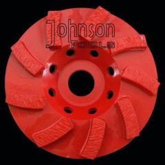 125mm diamond turbo cup wheel