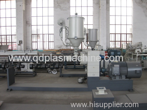 plastic pipe extruder production line