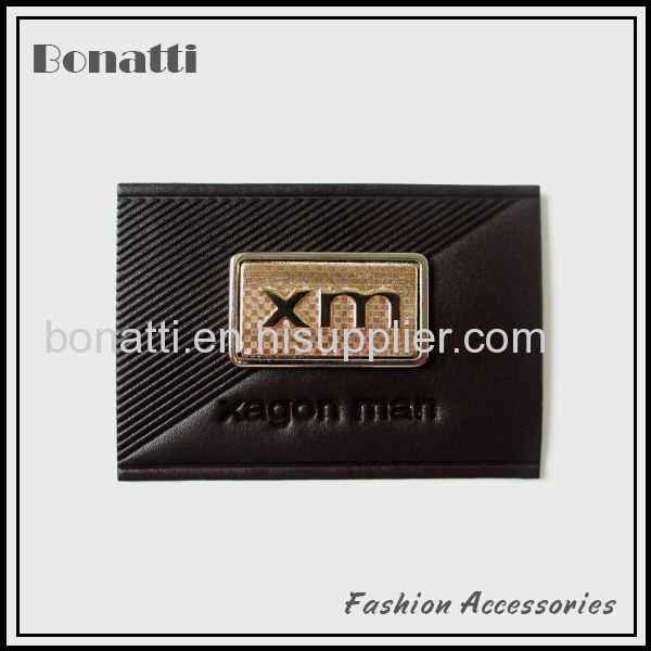  decorative charm jeans leather label for garment
