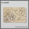 decorative charm jeans leather label for garment