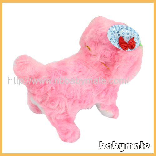 B-1 walking plush barking dog