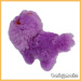 purple long plush barking puppy toys