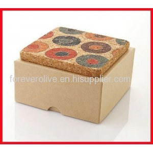 2013 Custom OEM Factory - souvenir cork love coasters