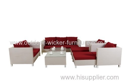 Outdoor sectional outdoor plastic sofa