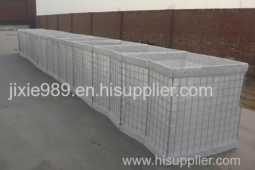 Hesco barriers come into use in very short time